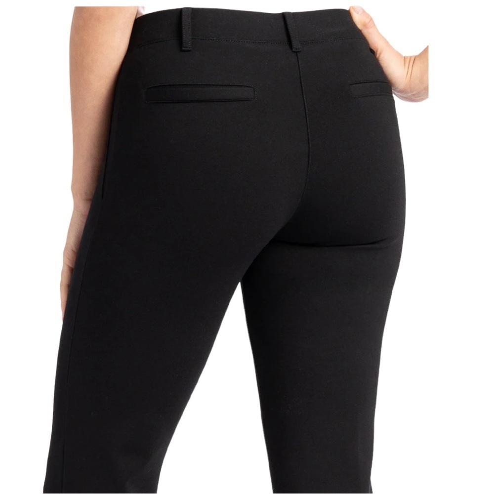 Betabrand Woman’s Straight-Leg Classic Dress Pant Yoga Pants Black Size Small - Picture 4 of 13
